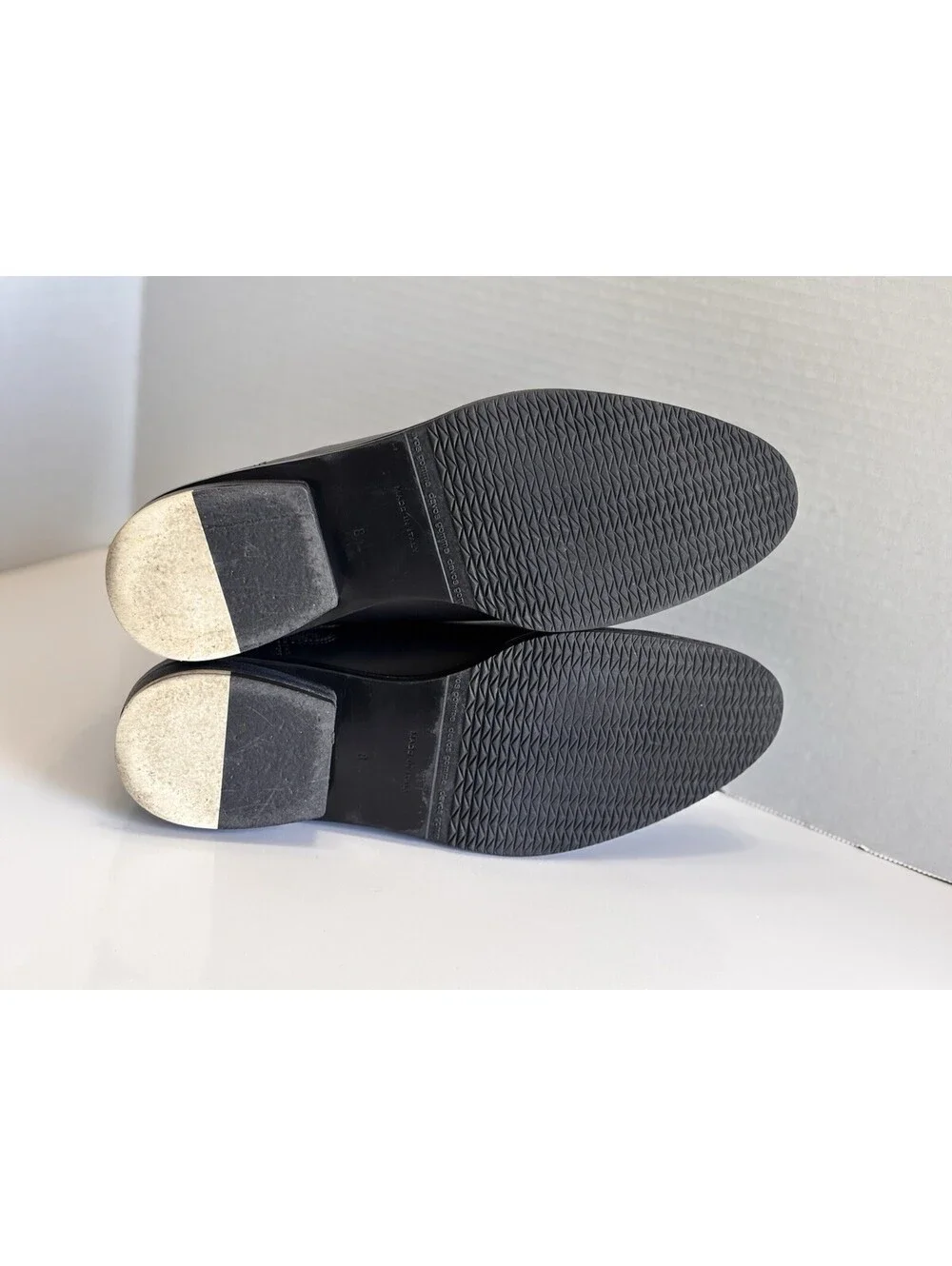 Everlane The New Modern Italian Chelsea Boots Women’s Black Leather Ankle Size 8